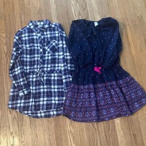 OshKosh B'gosh Blue and Navy Kids Dresses